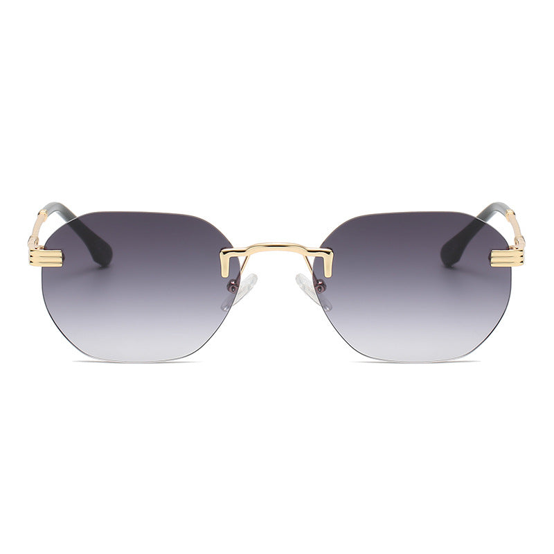 Wholesale PC Small Frame Color Film Frameless Sunglasses